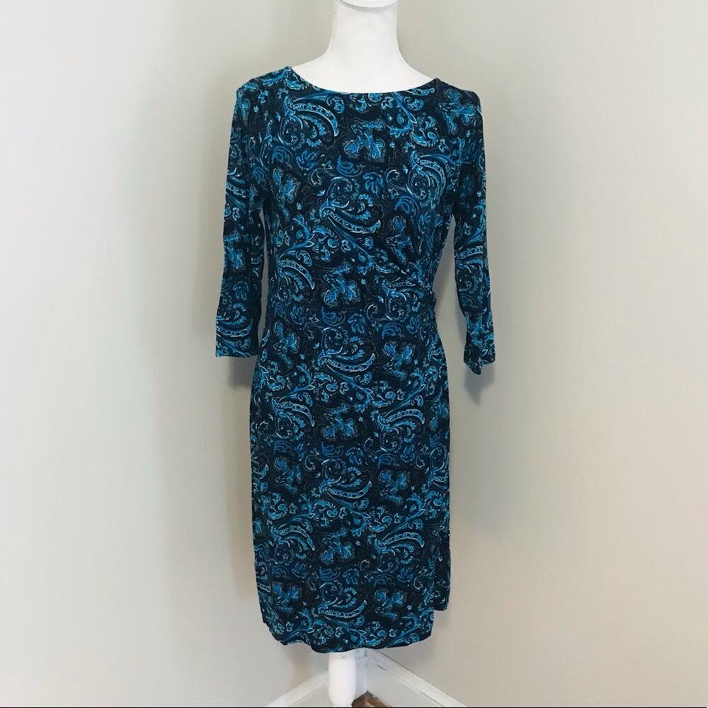 Talbots Paisley Print Dress